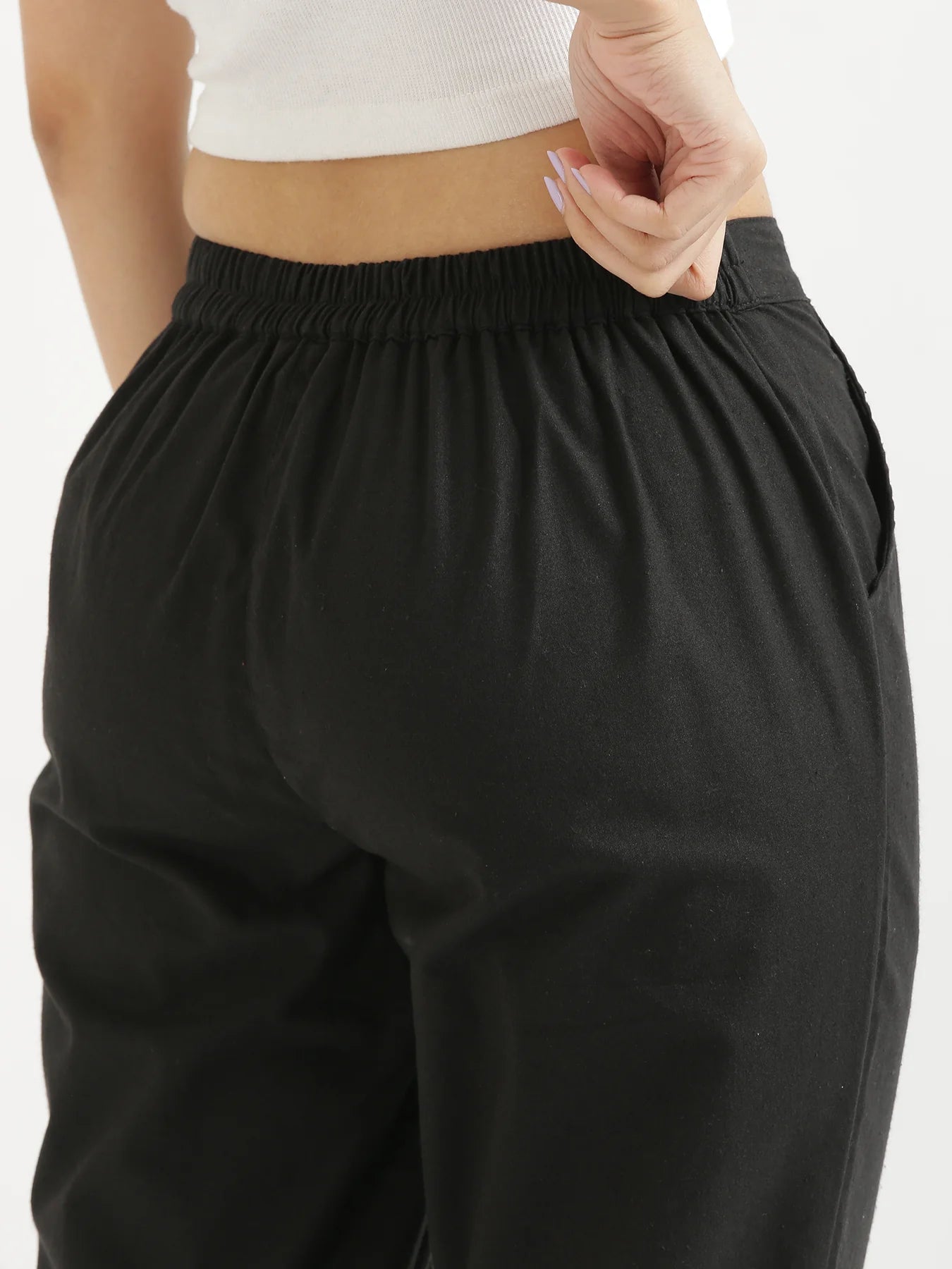 Everyday Cotton Pants - Beige