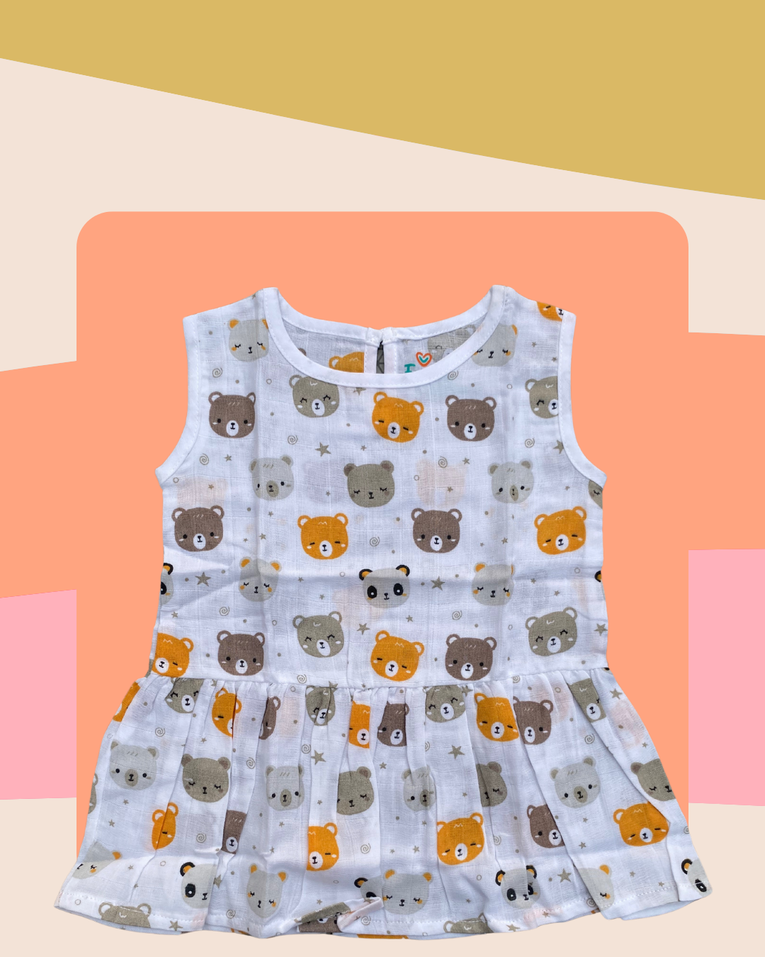 Infant Muslin Frock ( F12 )