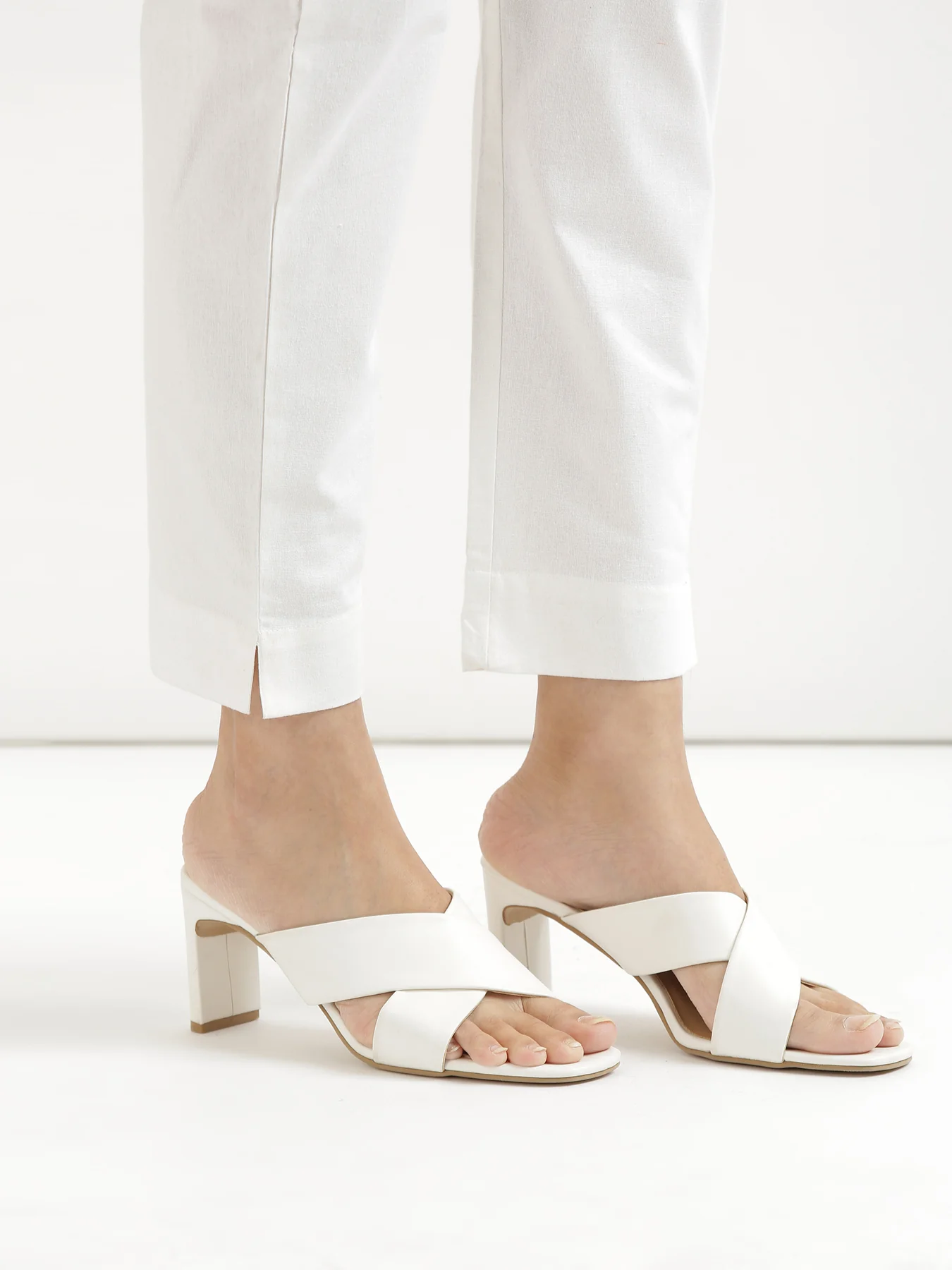 Everyday Cotton Pants - White