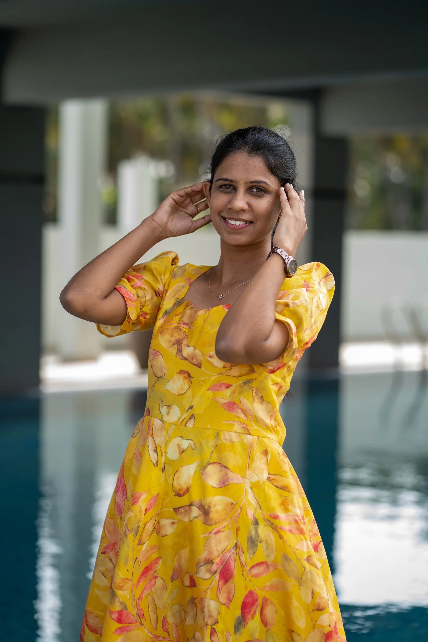 Eilaa - Lemon Dusk Gown