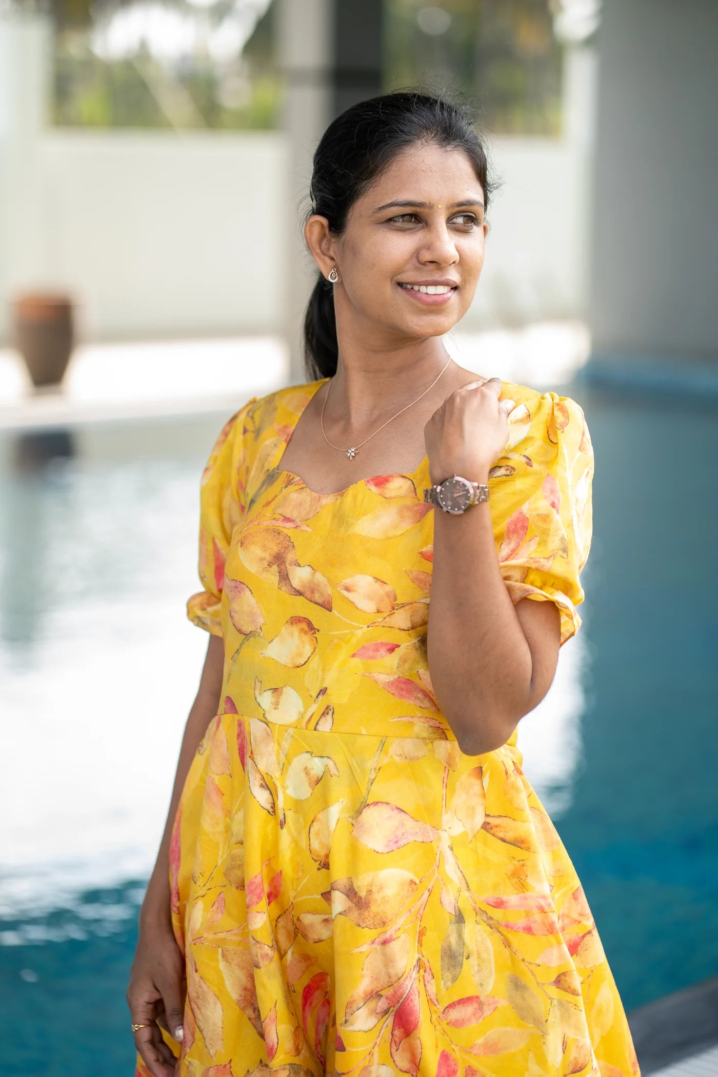 Eilaa - Lemon Dusk Gown