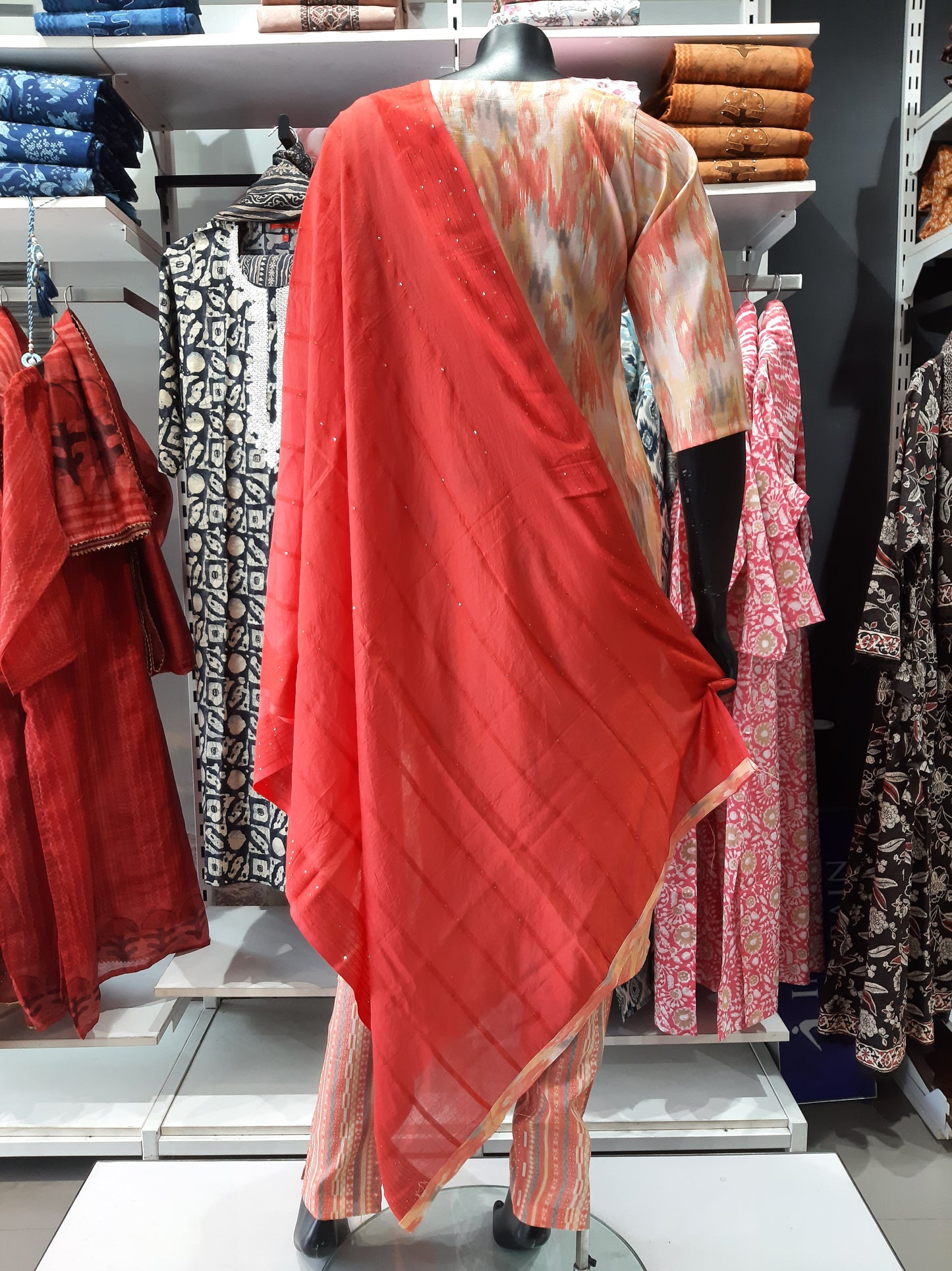 3 PCS KURTHI SET 1800121RED
