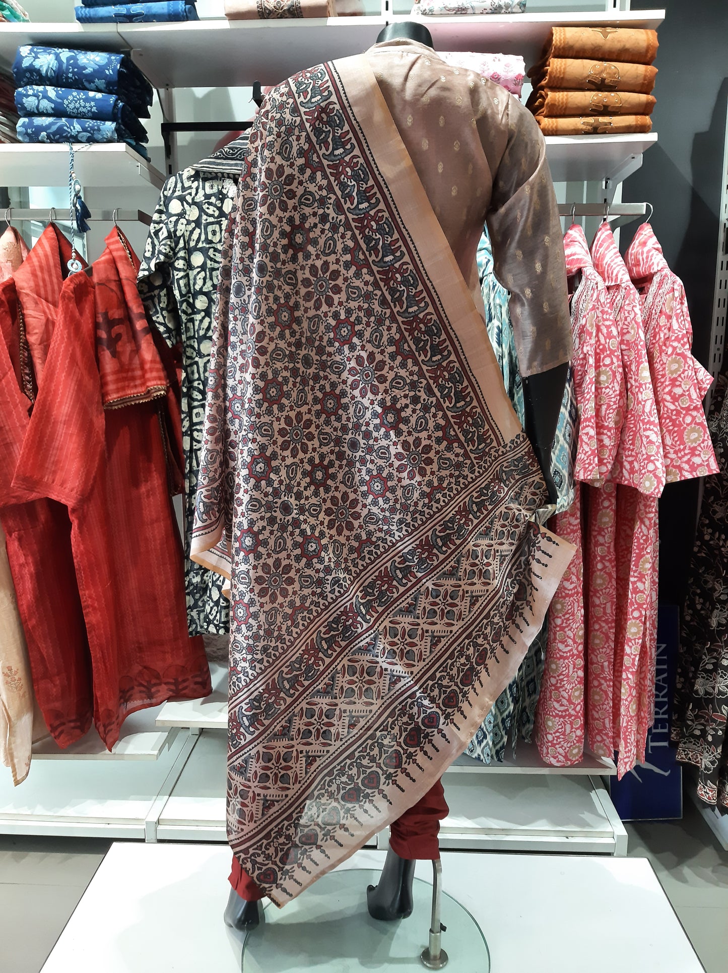 3 PCS KURTHI SET 1791013BROWN