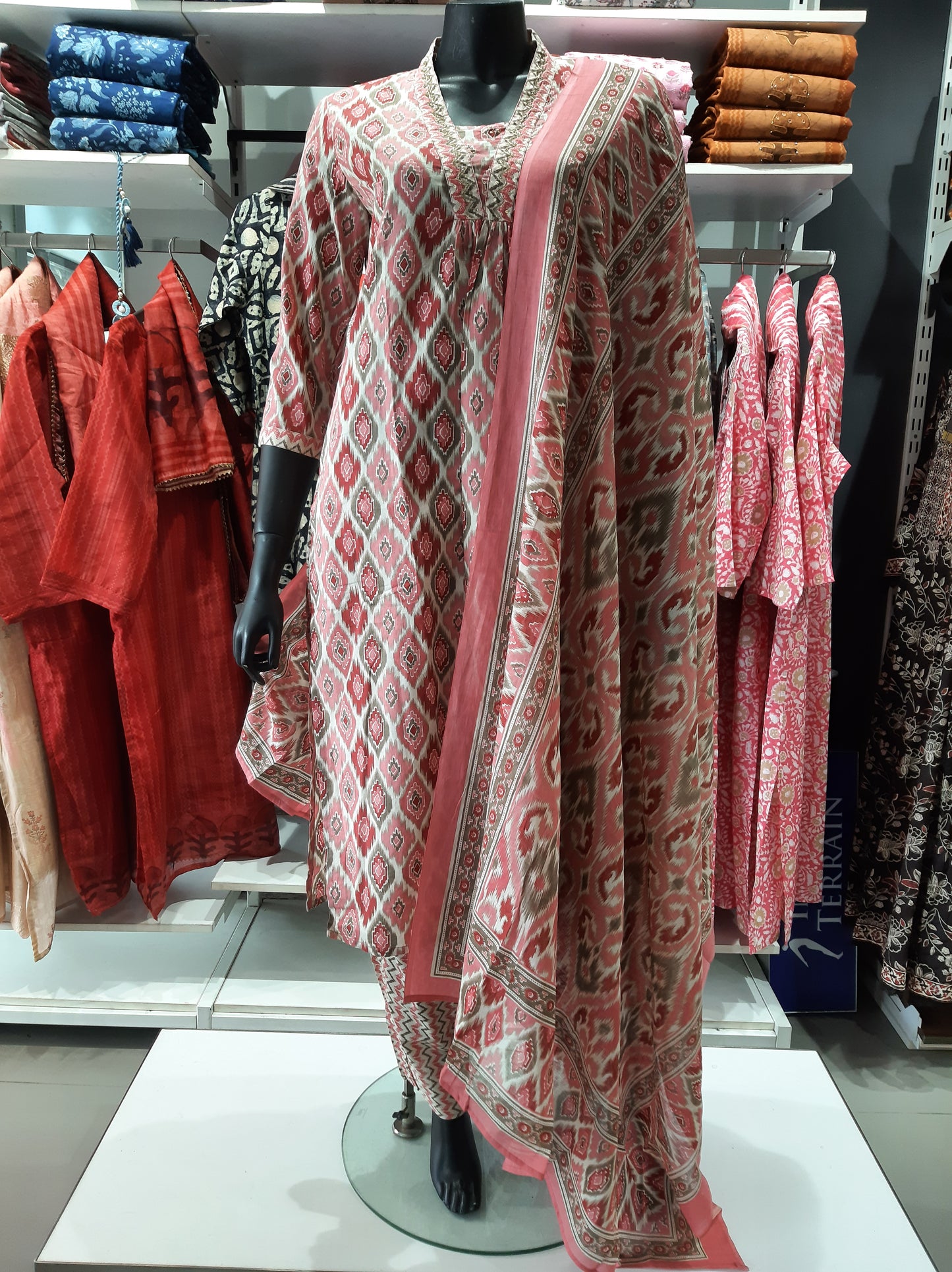 2991111PINK - Womens KURTHI SET