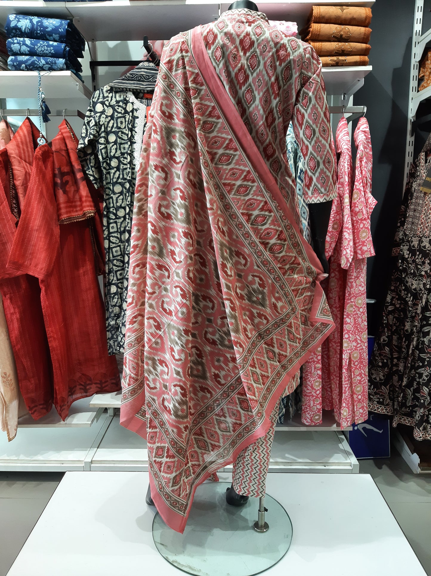 2991111PINK - Womens KURTHI SET