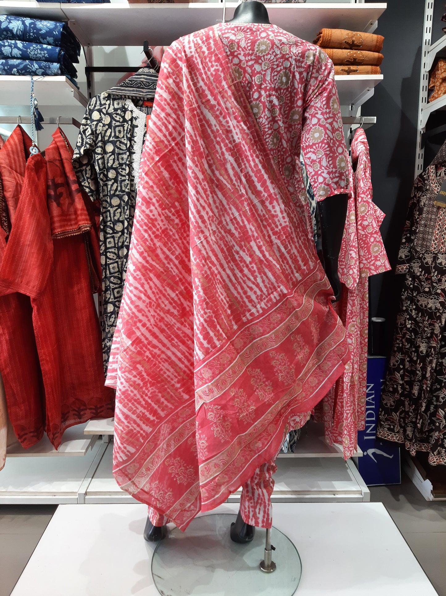 2991103PINK - Womens KURTHI SET