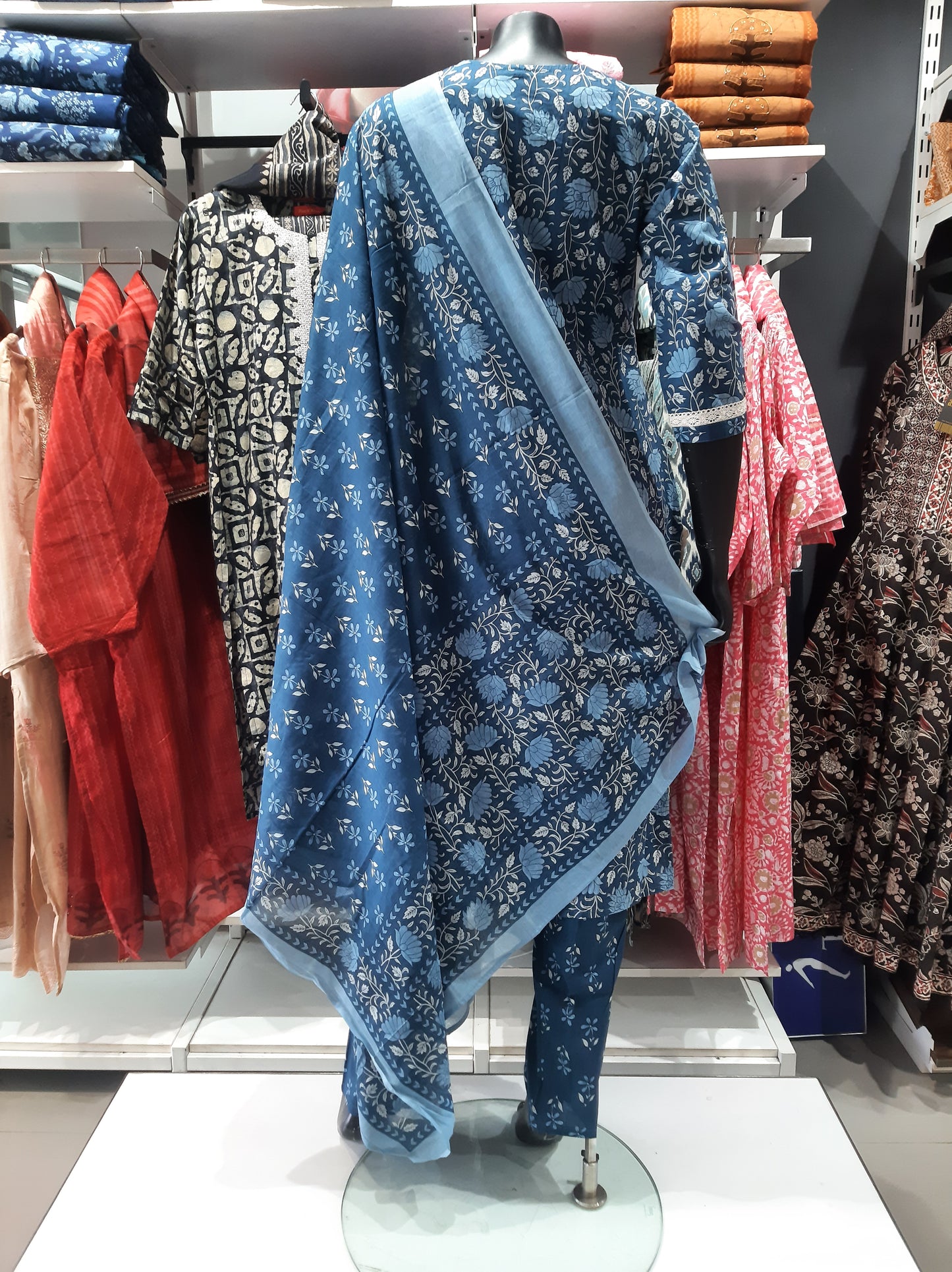 2658395BLUE - Womens KURTHI SET