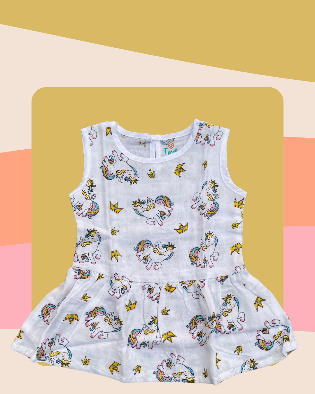Infant Muslin Frock ( F12 )
