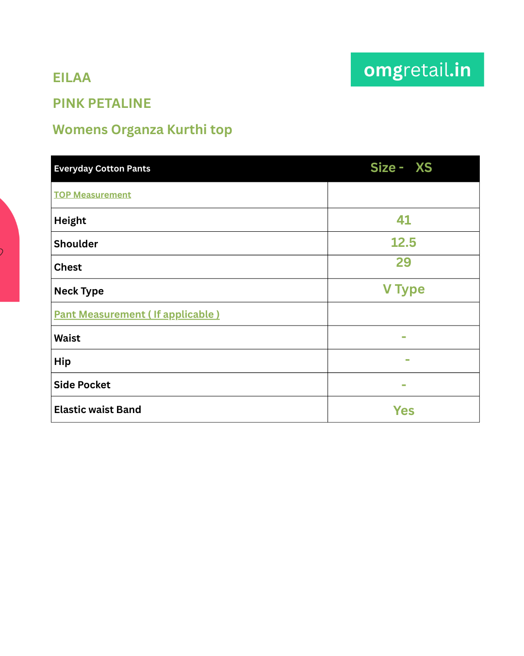 Eilaa - Pink Petaline Organza Top