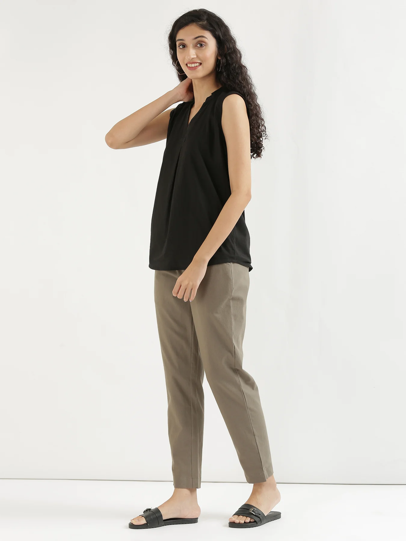 Everyday Cotton Pants - Grey