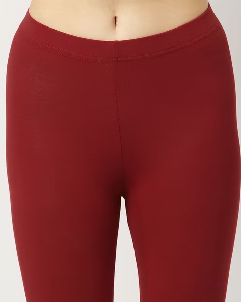 Womens RED Color LEGGINGES