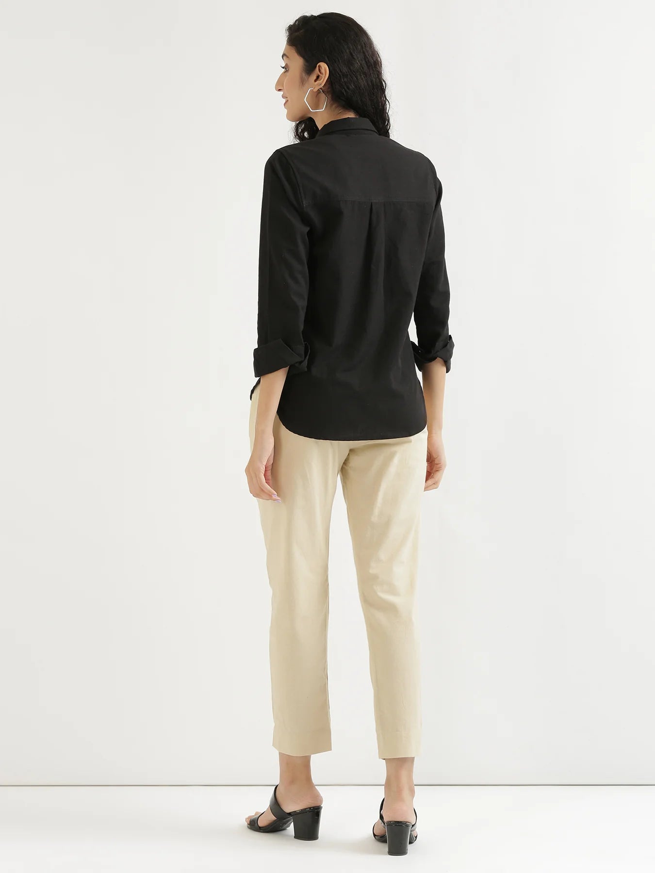 Everyday Cotton Pants - Beige