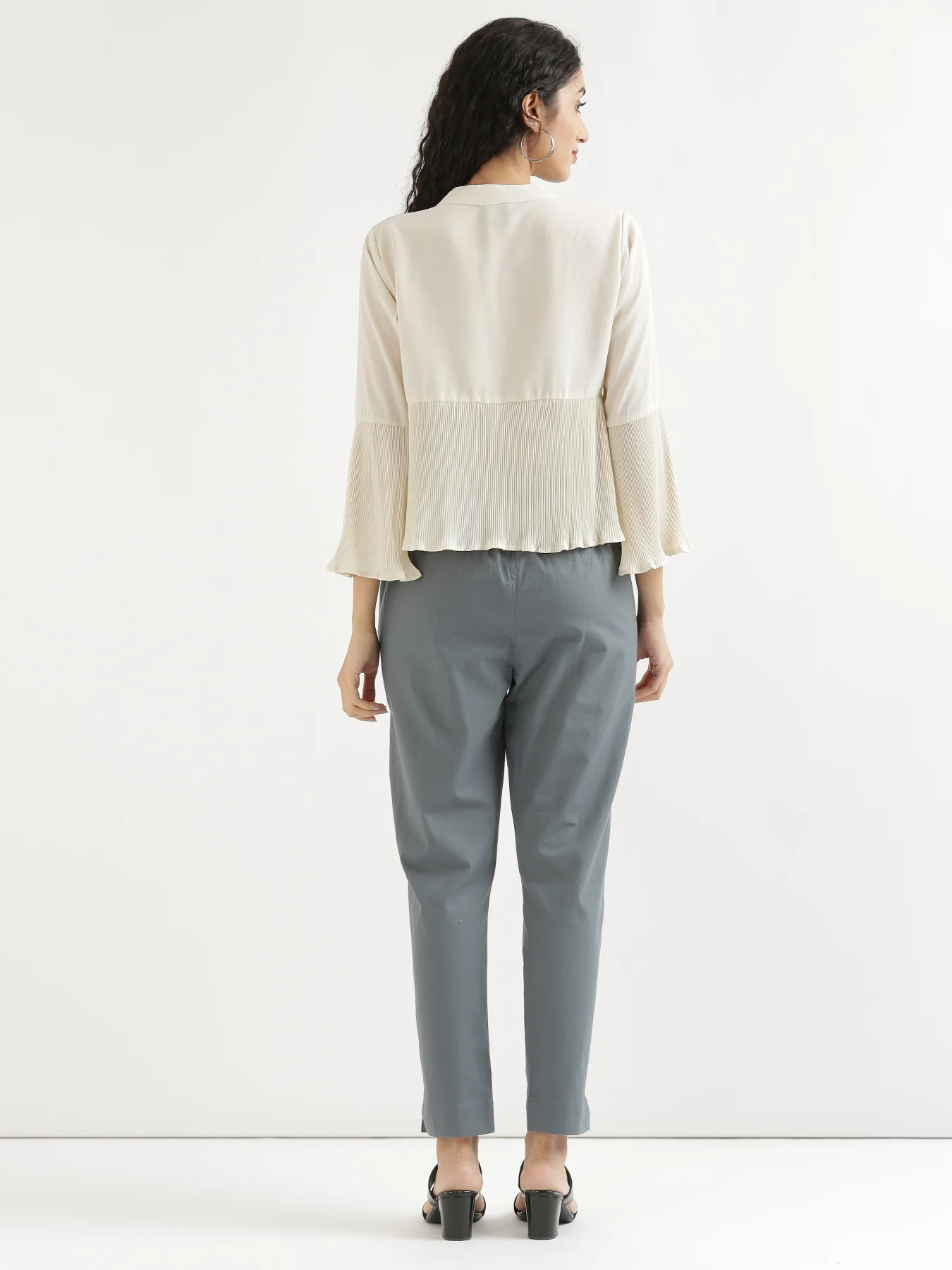 Everyday Cotton Pants - Cement Grey