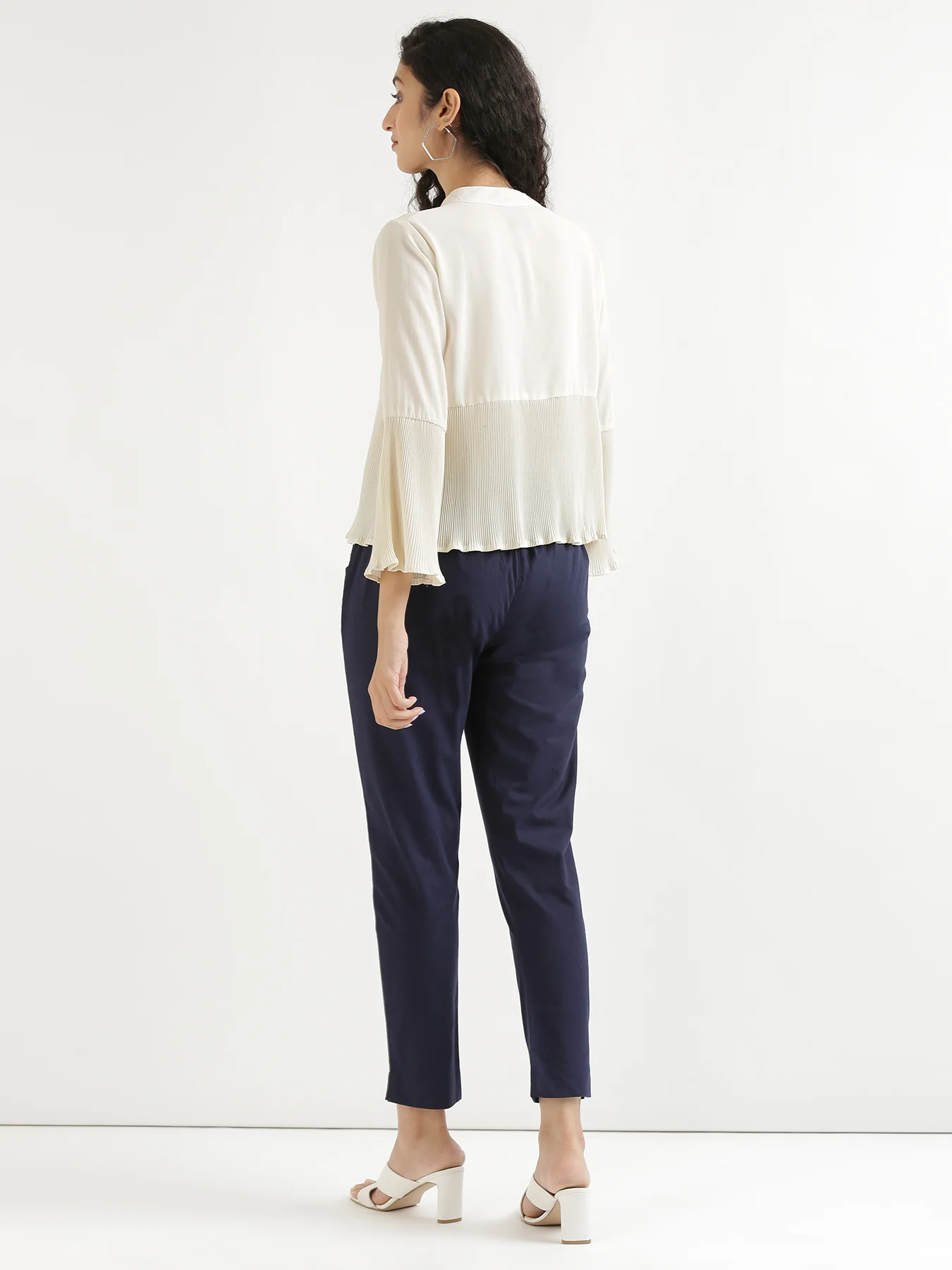 Everyday Cotton Pants - Navy Blue