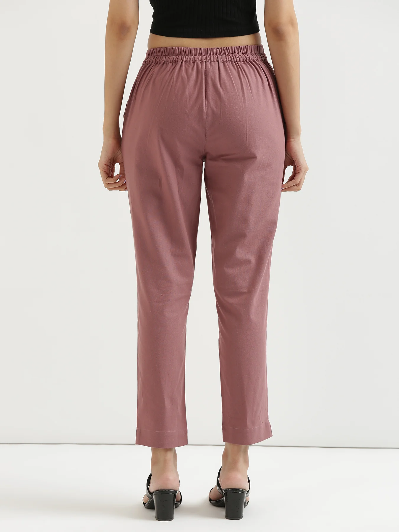 Everyday Cotton Pants - Rose Taupe