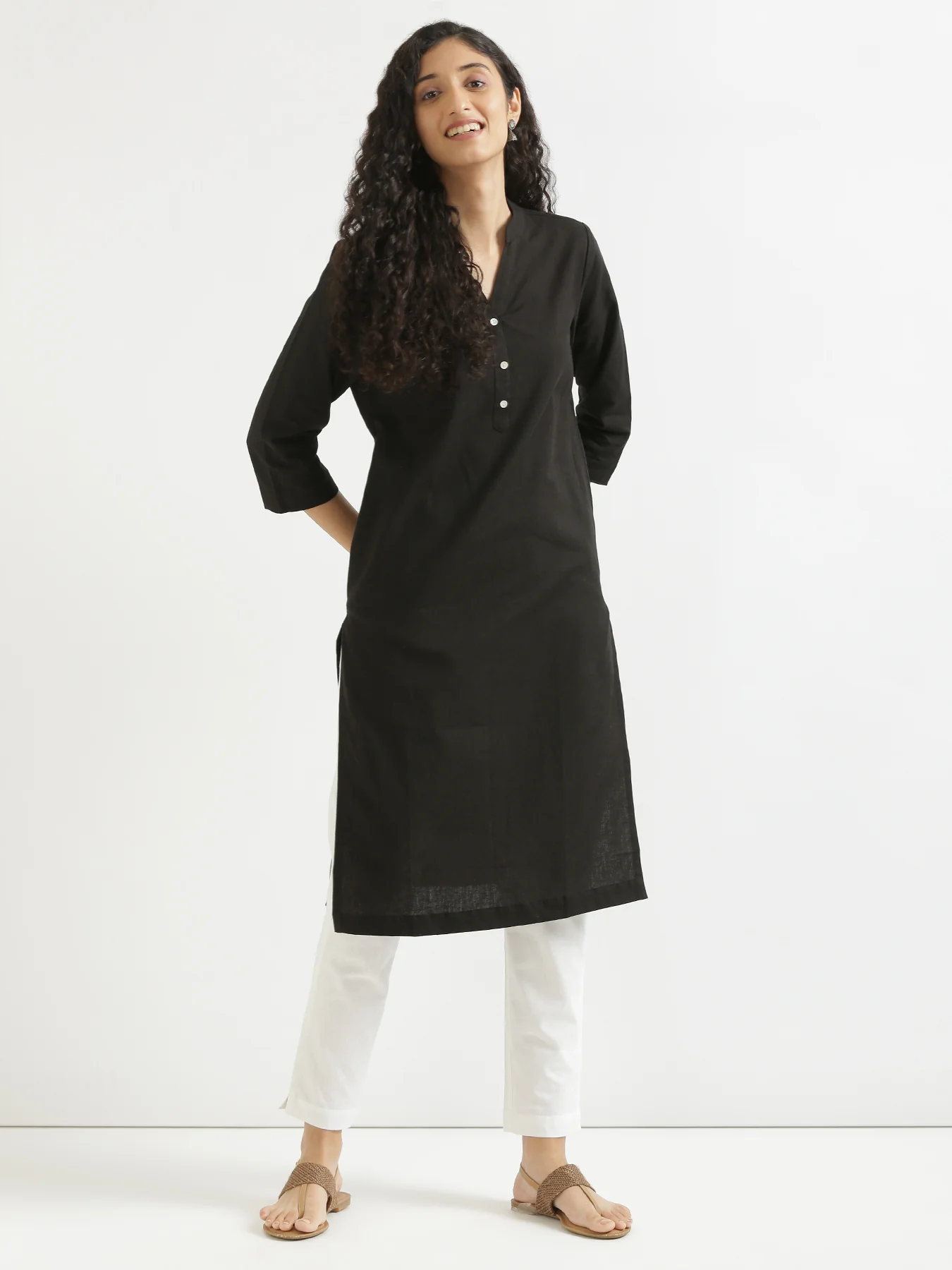 Everyday Cotton Pants - White