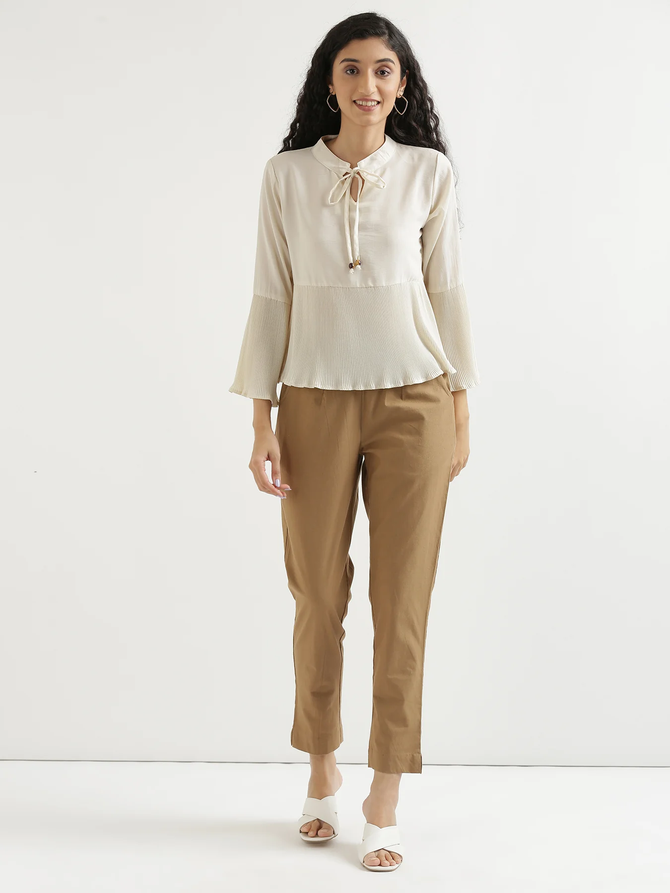 Everyday Cotton Pants - Coffee brown