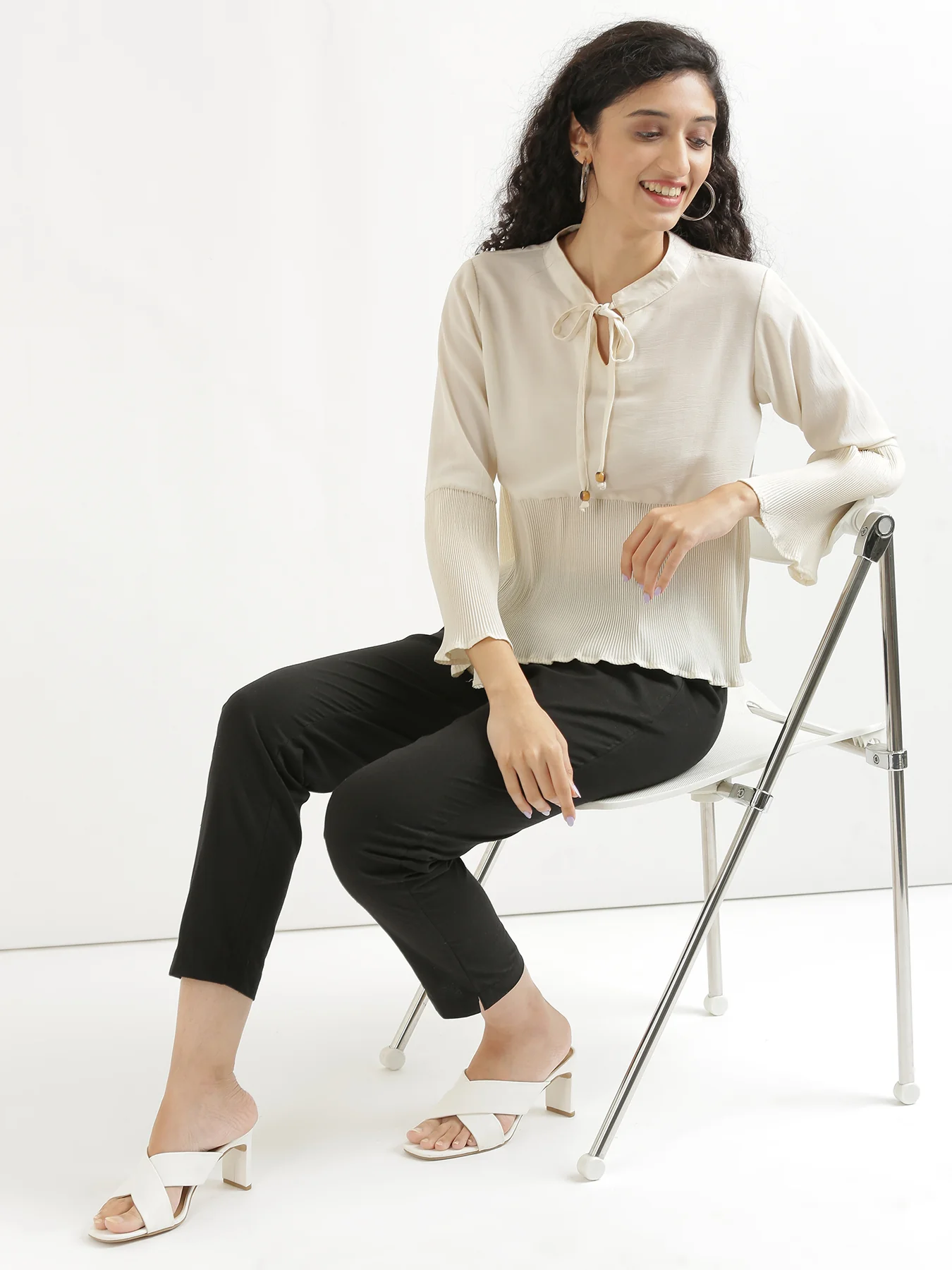 Everyday Cotton Pants - Beige