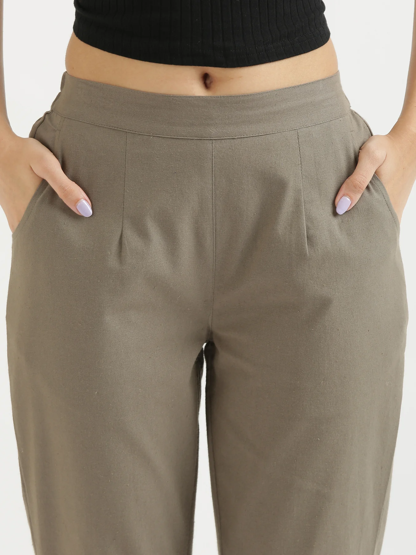 Everyday Cotton Pants - Grey