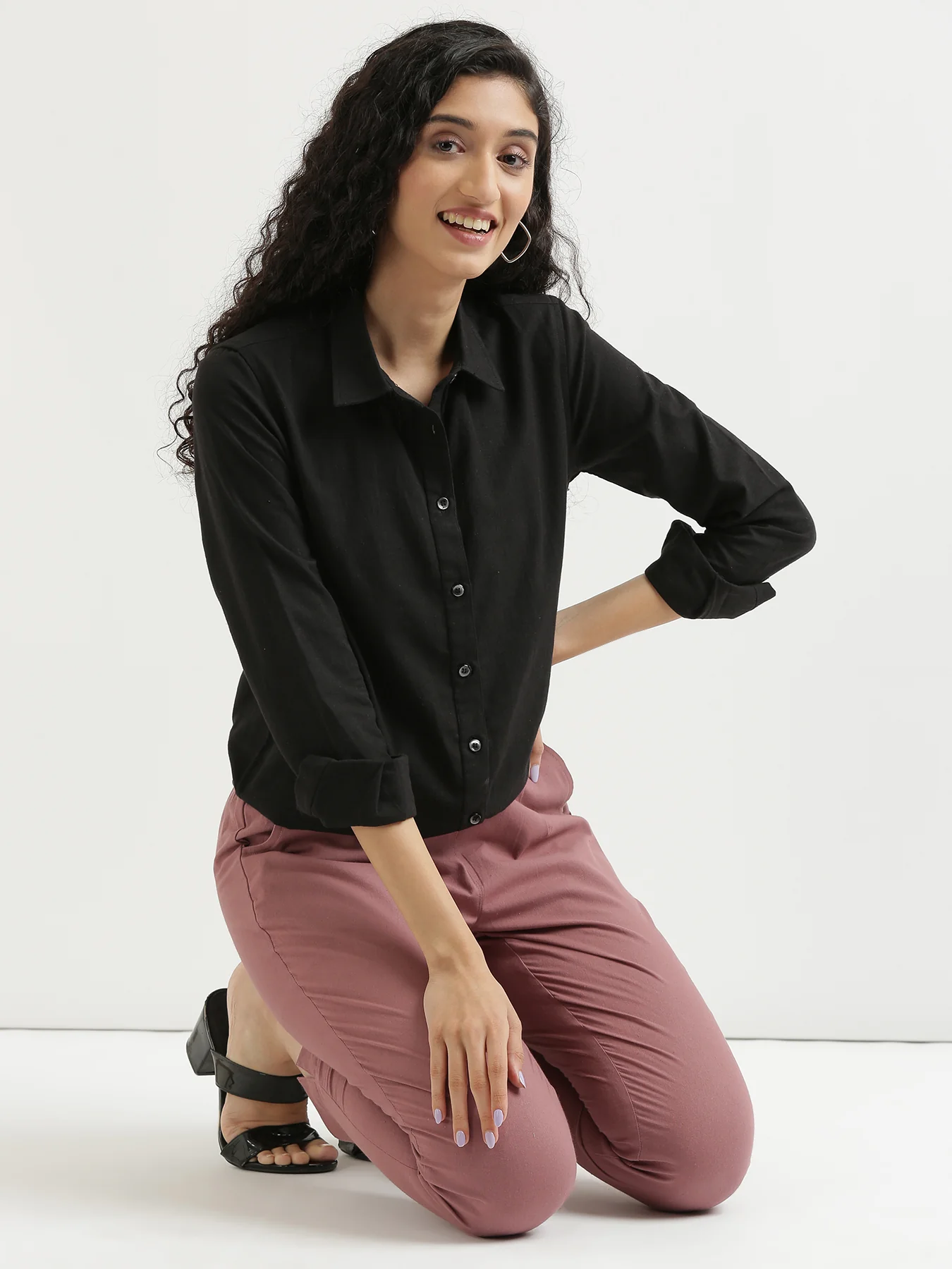 Everyday Cotton Pants - Rose Taupe