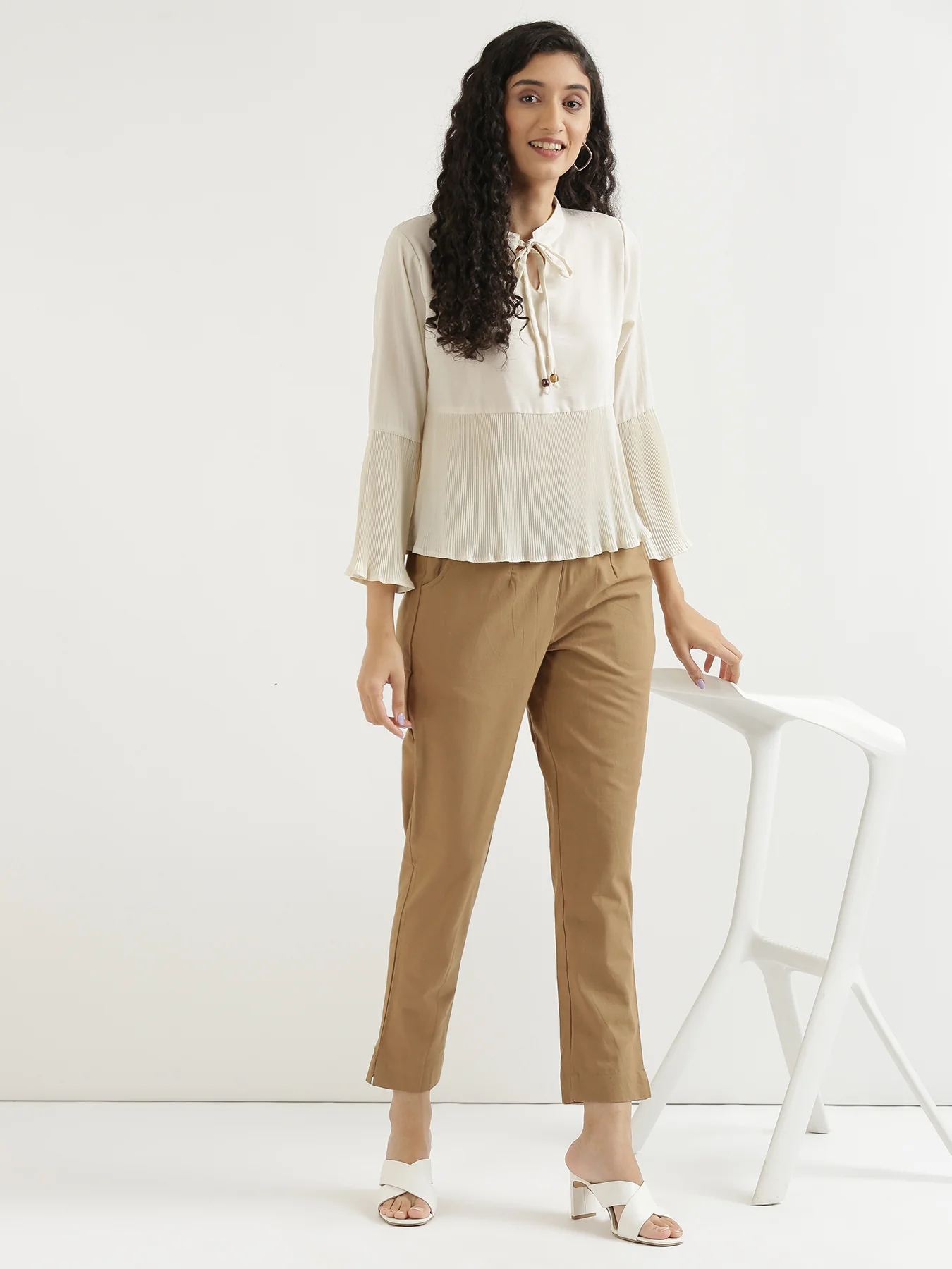 Everyday Cotton Pants - Coffee brown