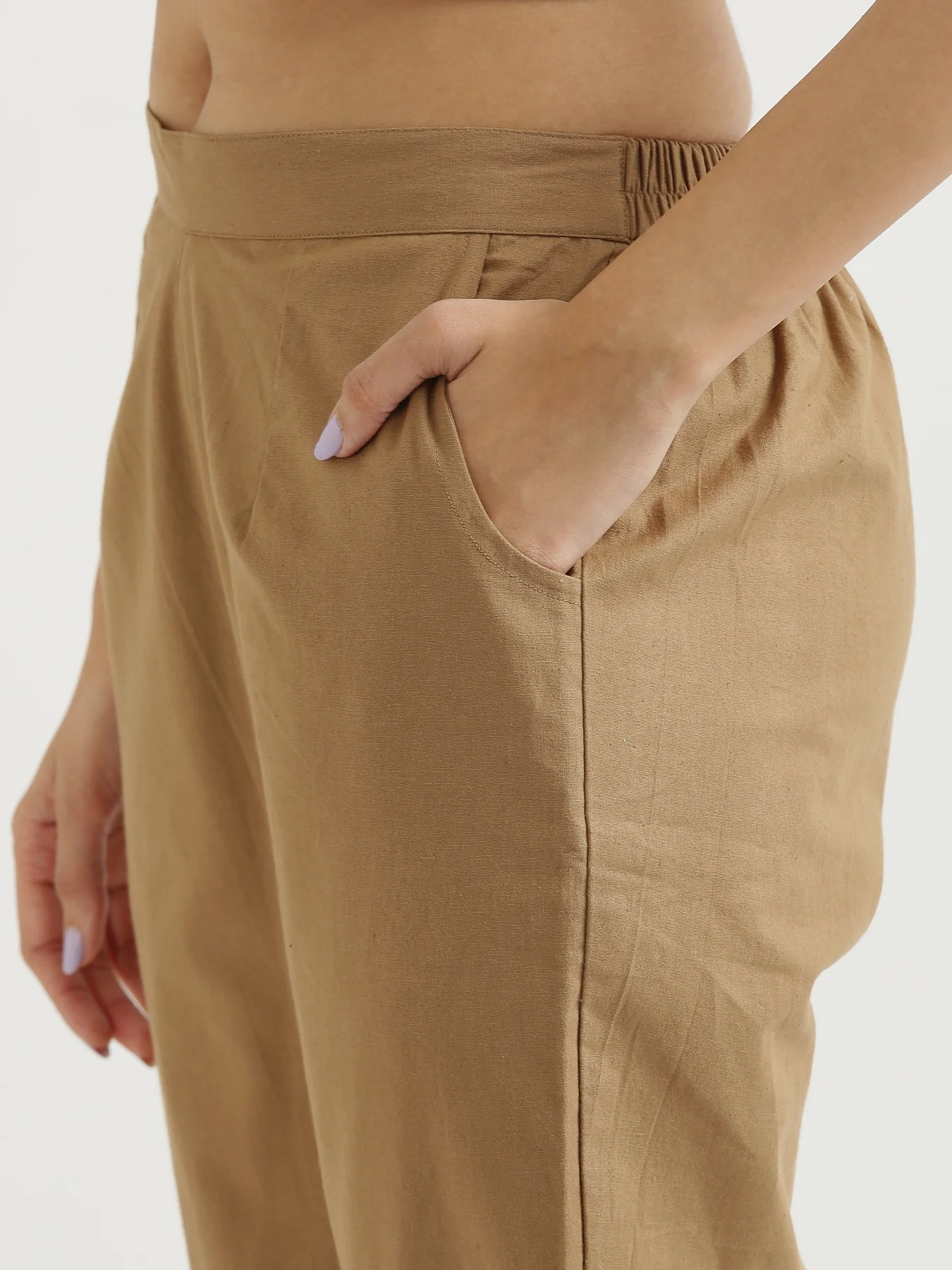 Everyday Cotton Pants - Coffee brown