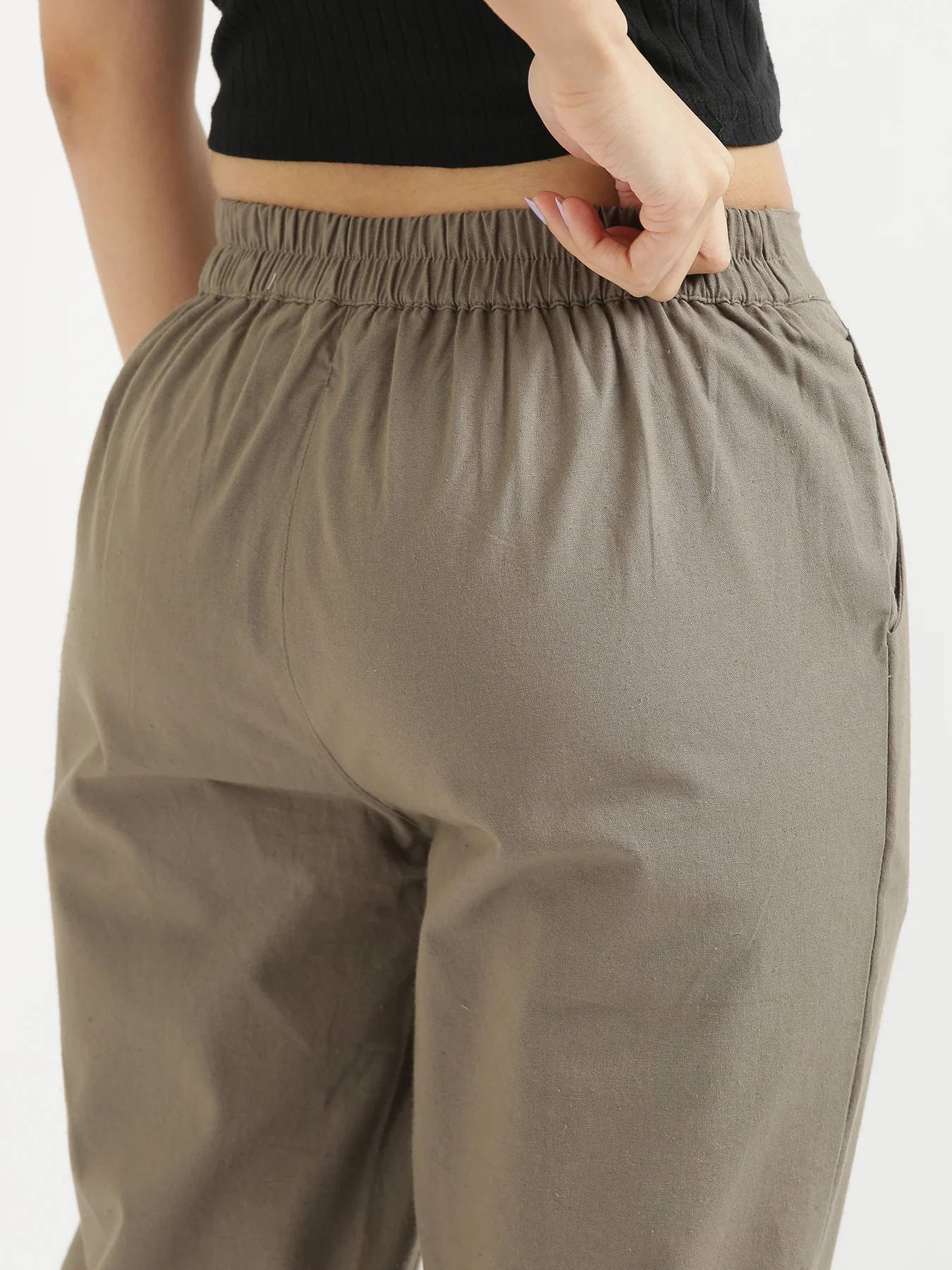 Everyday Cotton Pants - Grey