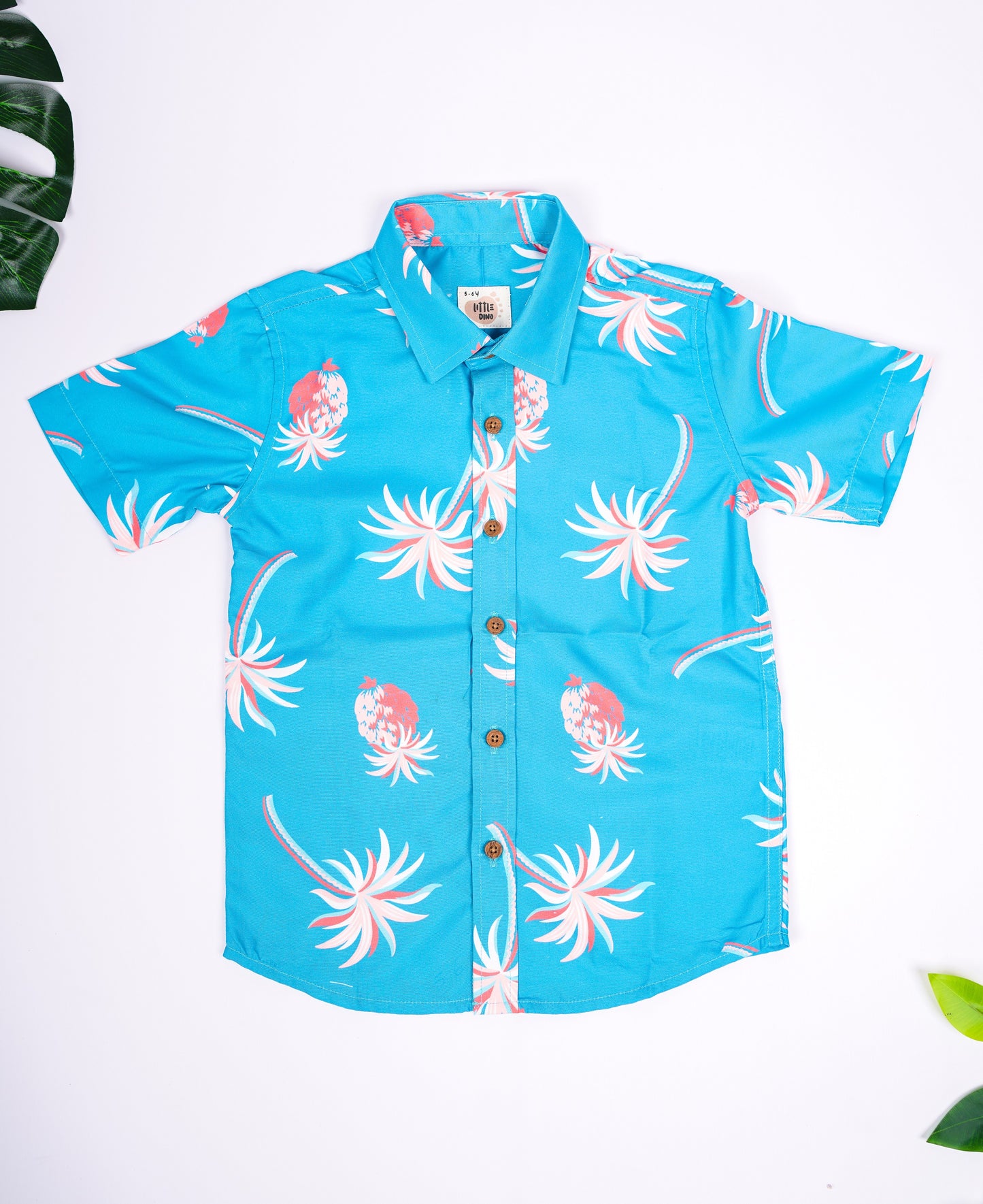 2404LDBSH0115 Boys Shirt Sky Blue Half Sleeve