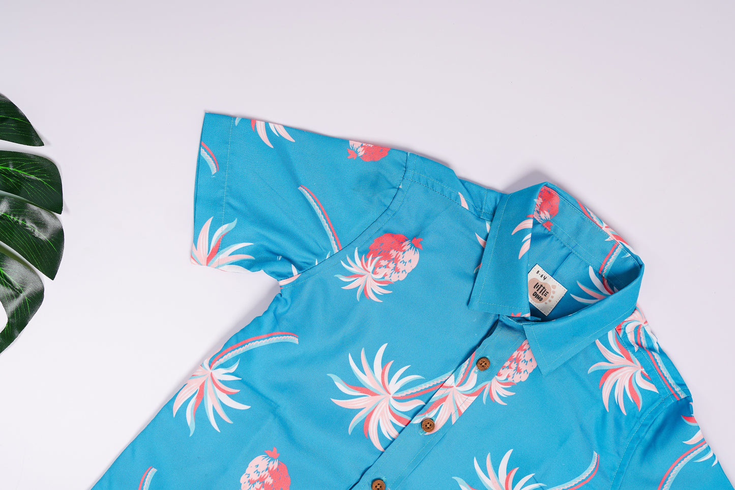 2404LDBSH0115 Boys Shirt Sky Blue Half Sleeve
