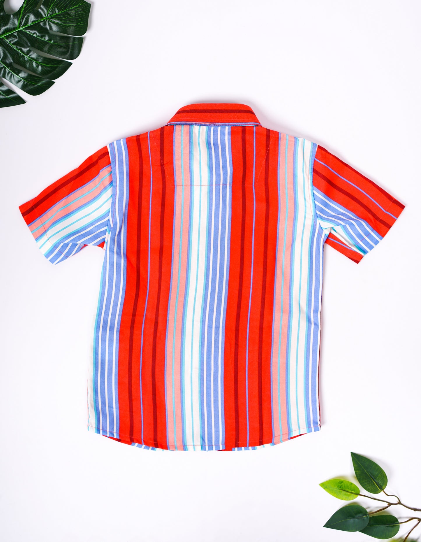 2404LDBSH0109 Boys Shirt Multi Half Sleeve