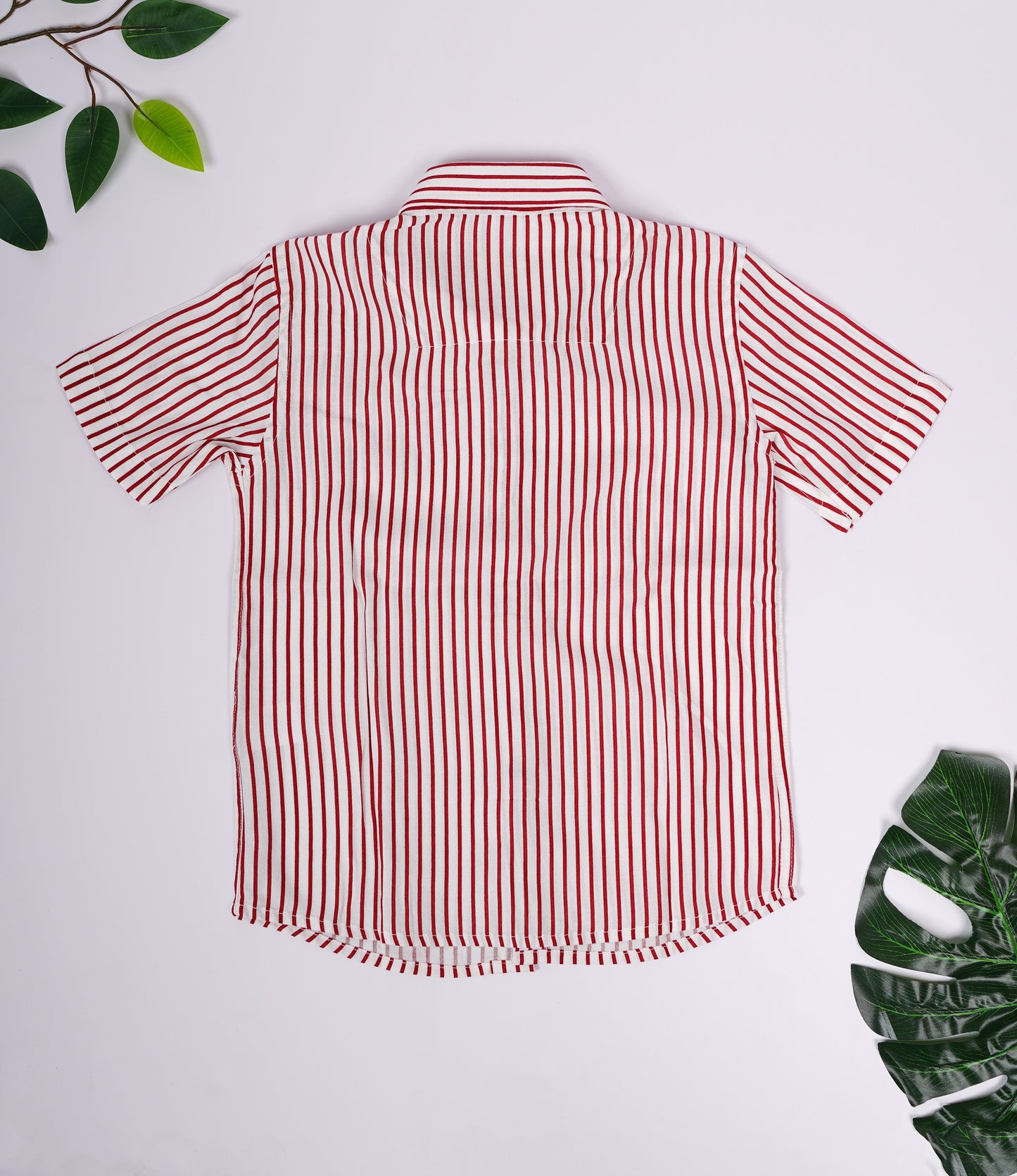 2404LDBSH0113 Boys Shirt White Half Sleeve