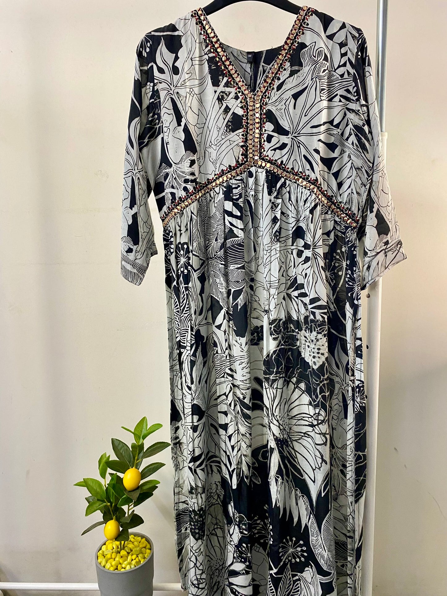 3005019BLACK - Womens KURTHI TOP