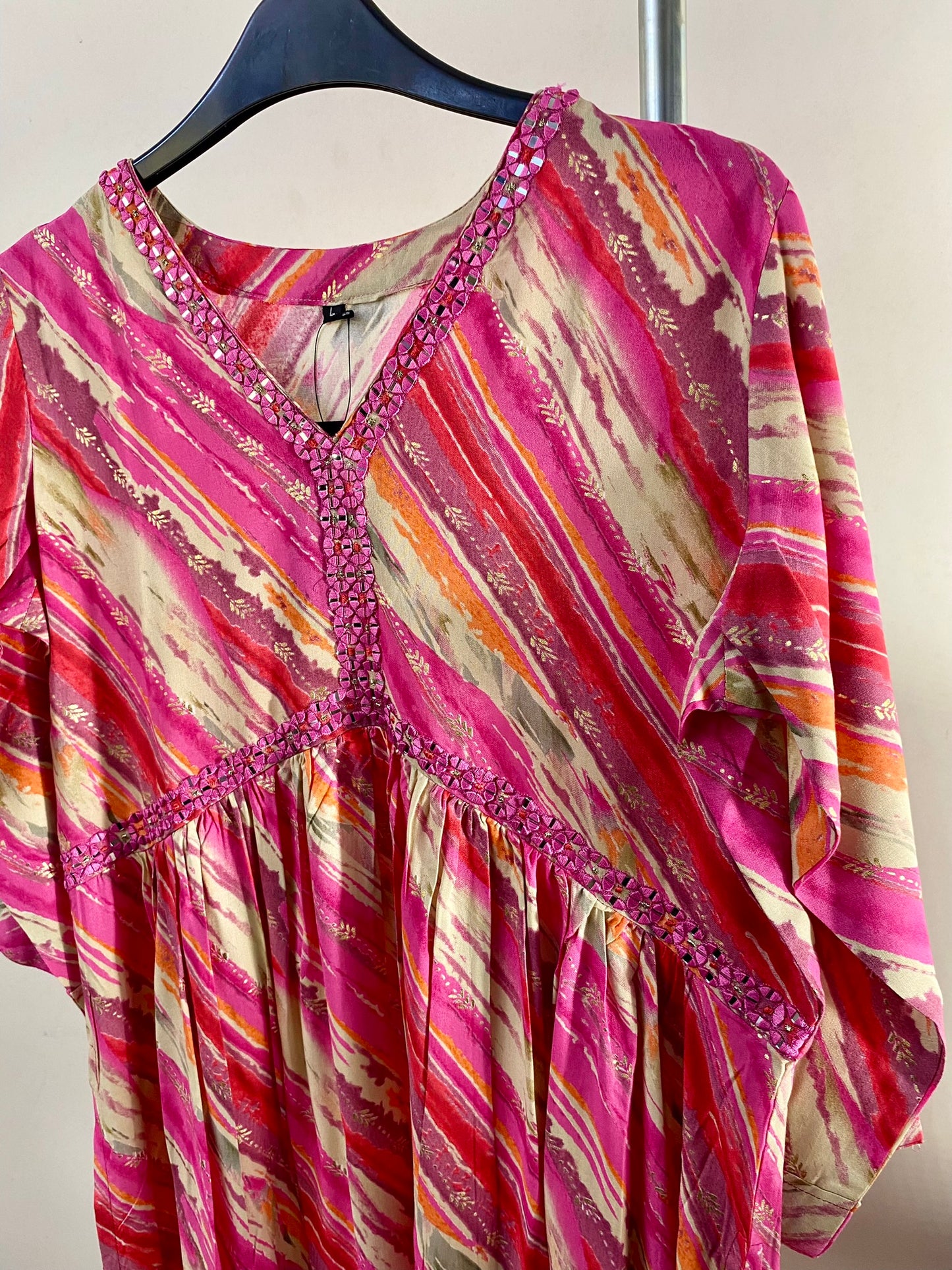 3005018PINK2 - Womens KURTHI TOP