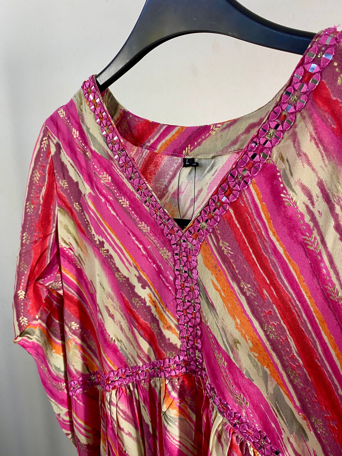 3005018PINK2 - Womens KURTHI TOP