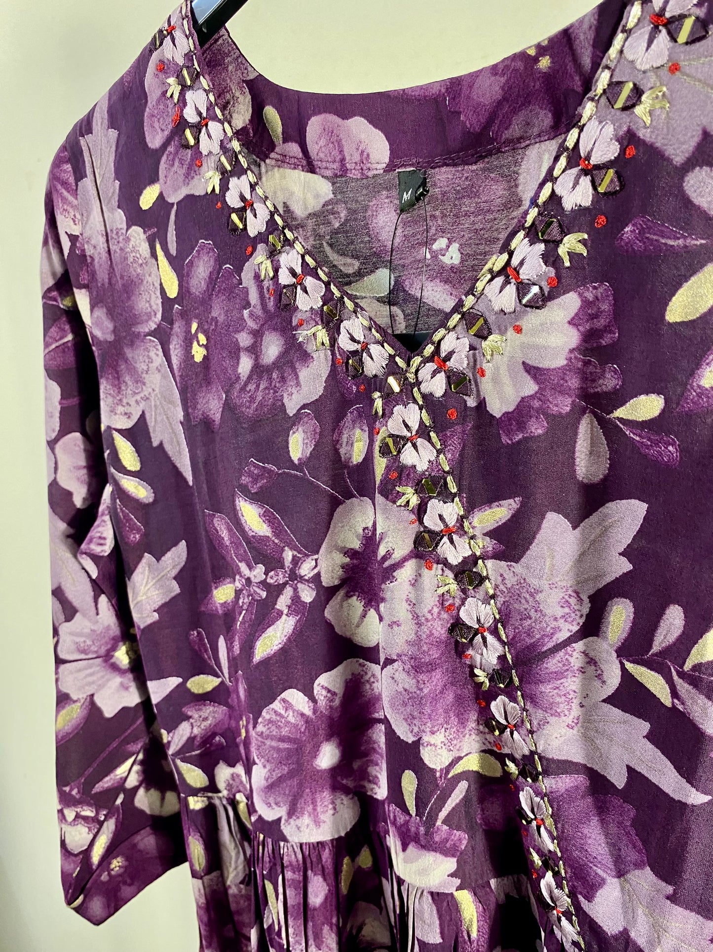 3005020DARKPURPLE - Womens KURTHI TOP