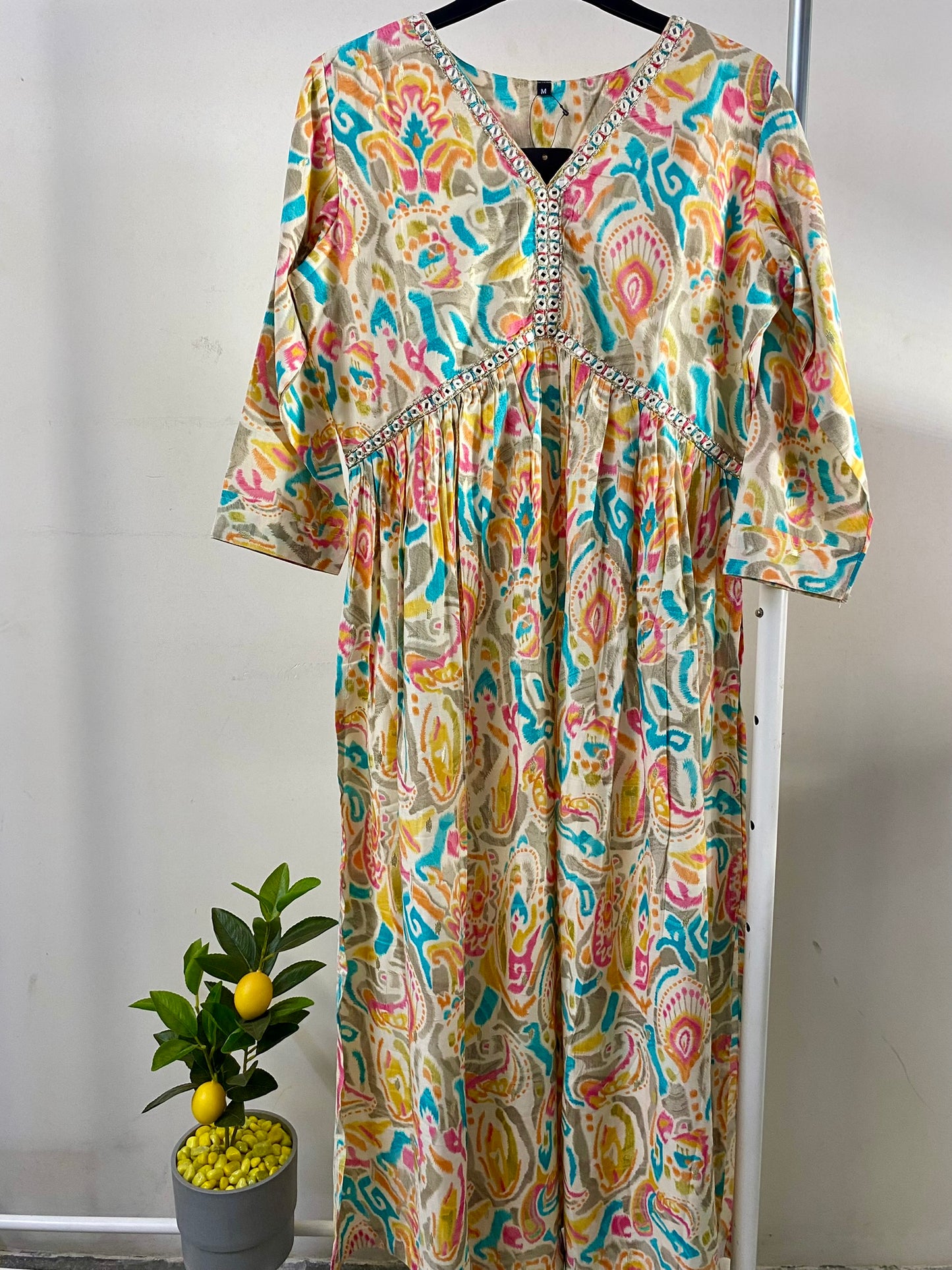 3005020OFFWHITE - Womens KURTHI TOP