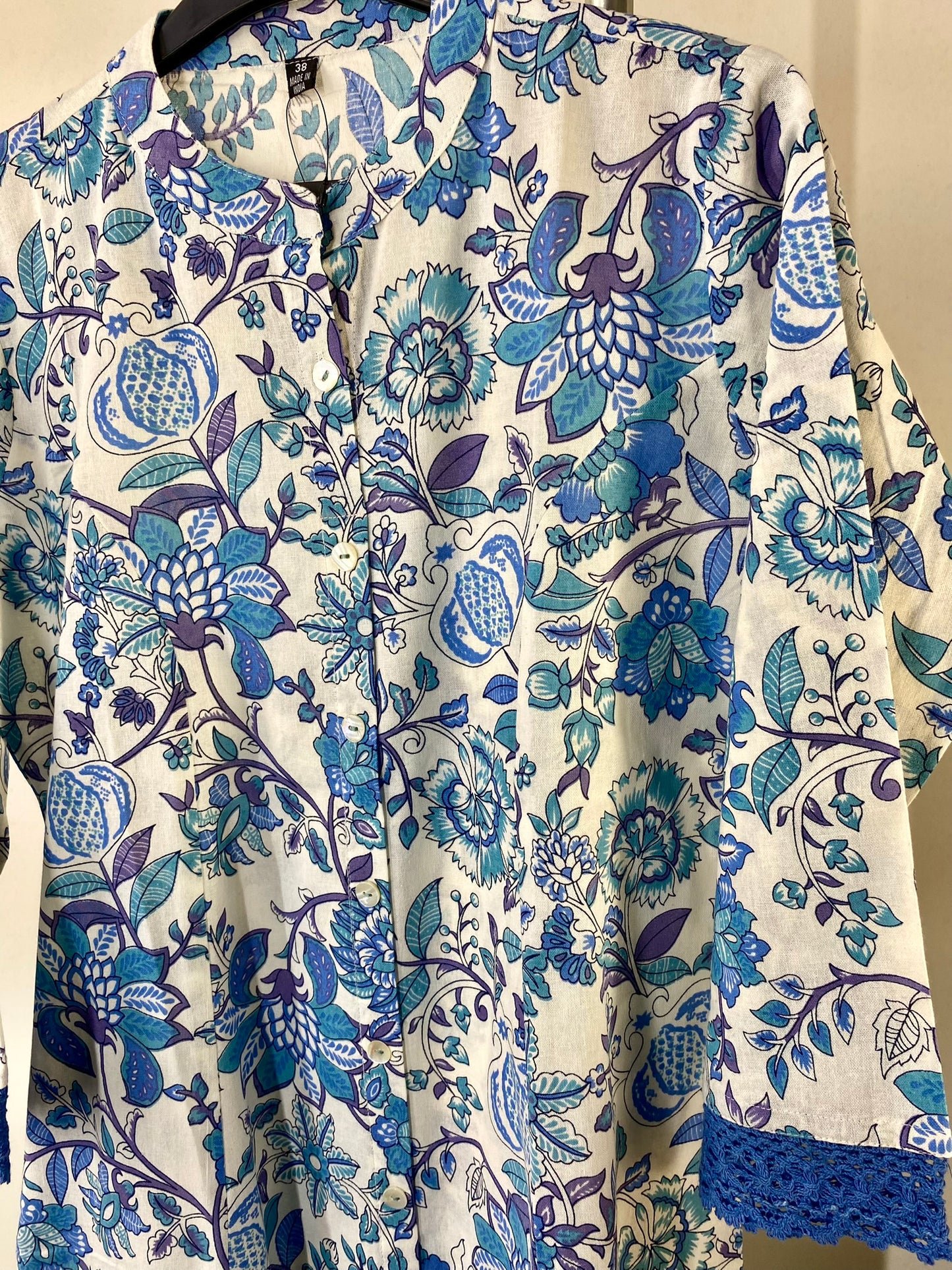 2658392BLUE - Womens KURTHI TOP