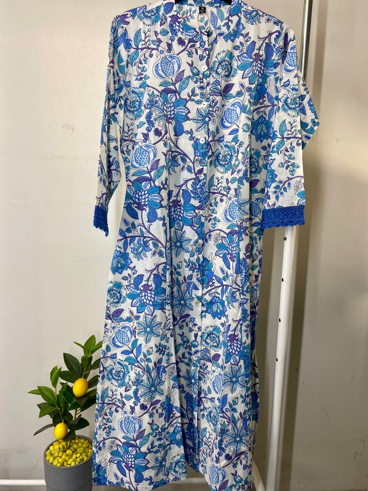 2658392BLUE - Womens KURTHI TOP