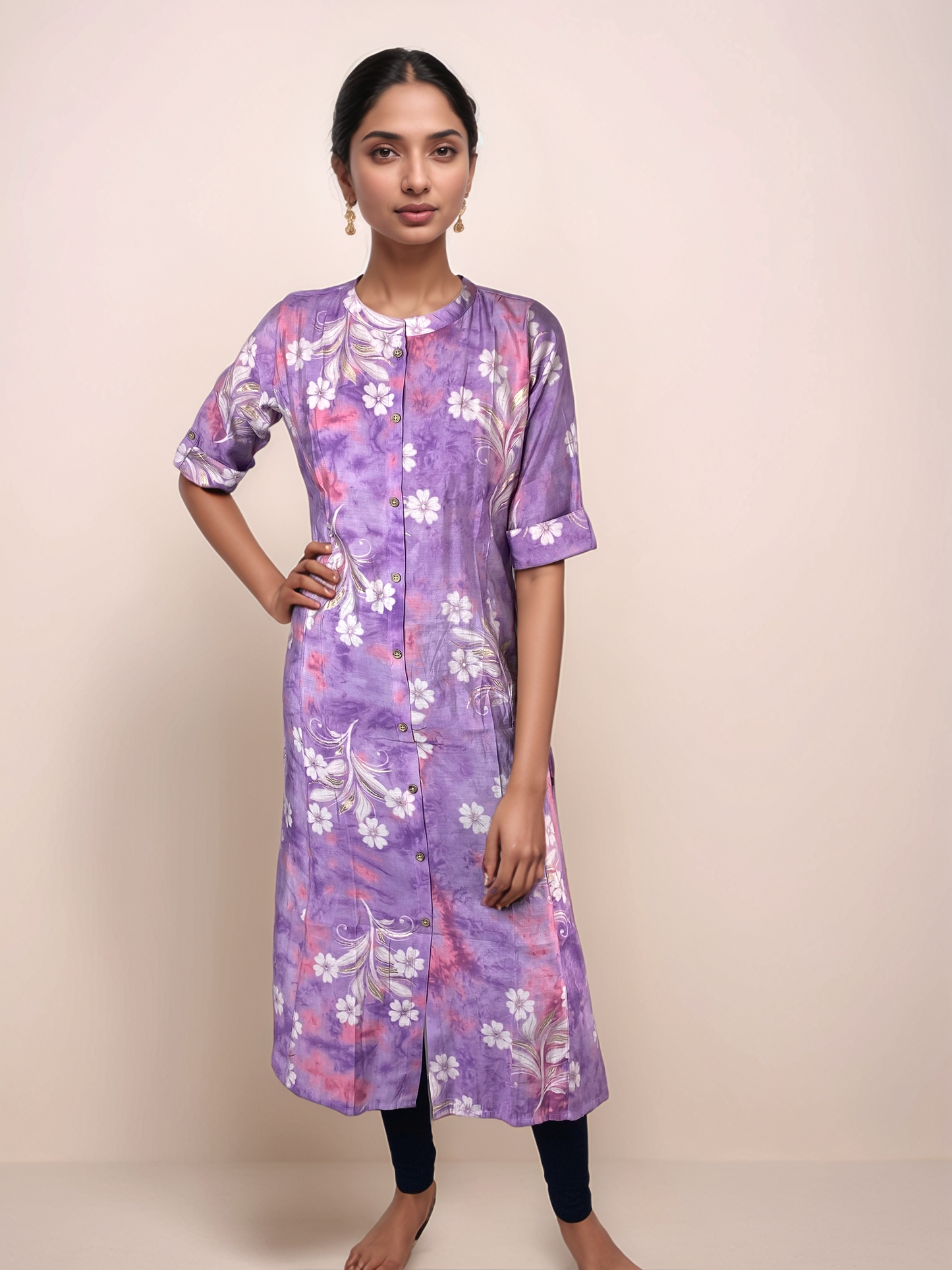Womens Purple Princess Cut Top S - 170301Purple