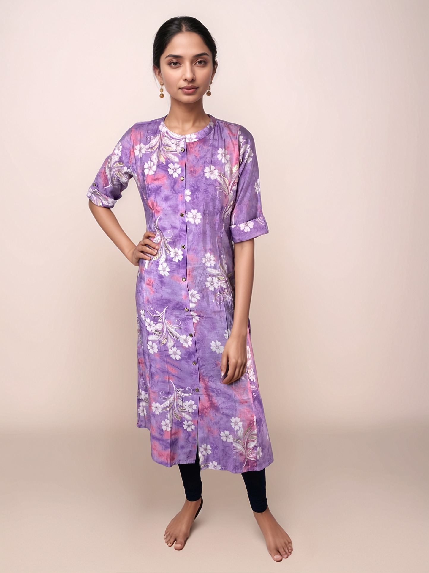 Womens Purple Princess Cut Top S - 170301Purple