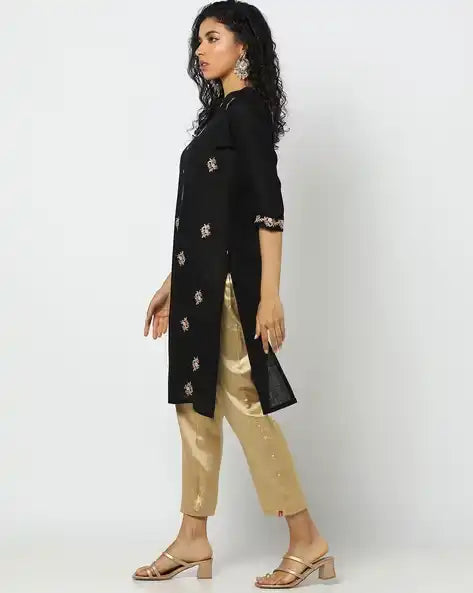 WOMENS KURTHI BLACK