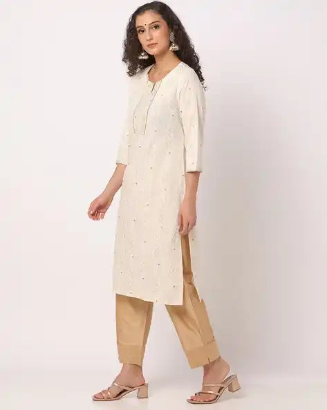 WOMENS KURTHI WHITE