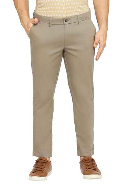 BASICS Mens LIGHT BROWN TAPERED TROUSER 23BTR51611 FF