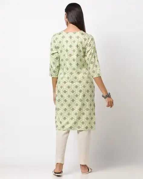 WOMENS KURTHI MINT GREEN