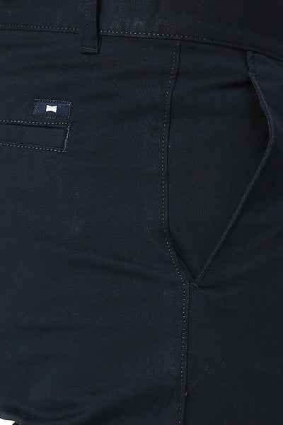 BASICS Mens NAVY TAPERED TROUSER 23BTR51391 FF