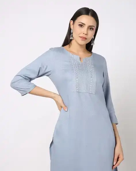 WOMENS KURTHI BLUE