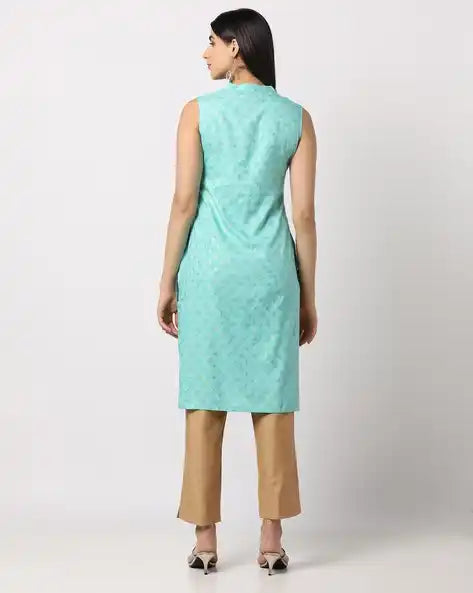 WOMENS KURTHI SKY BLUE