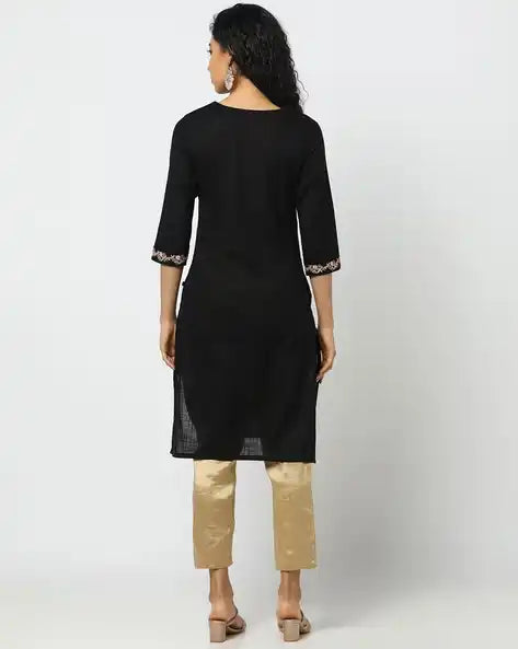 WOMENS KURTHI BLACK