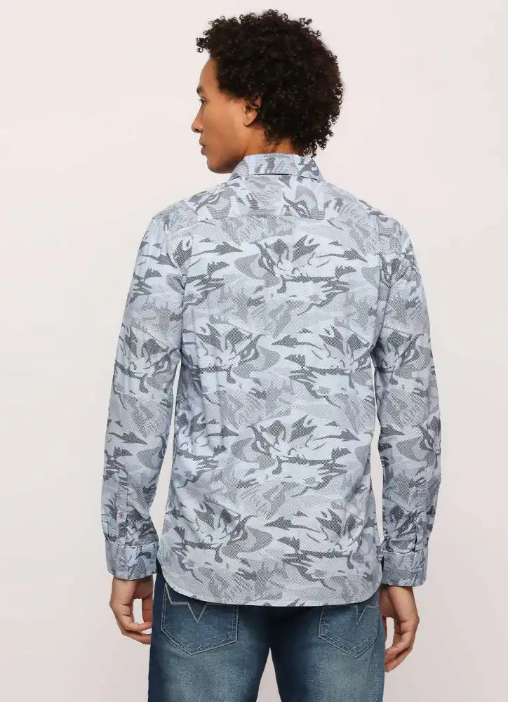 Pepe Jeans Mens Shirt FABER SR LS IP PM308428