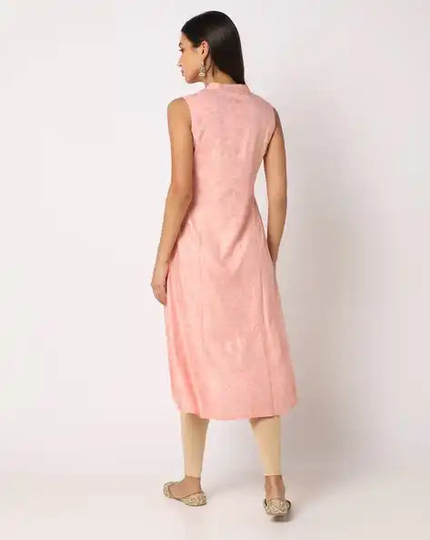 WOMENS KURTHI BABY PINK